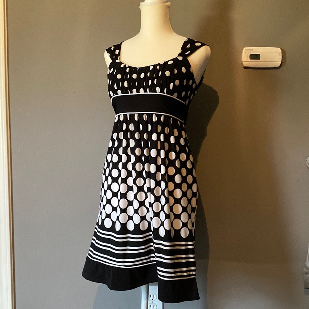 Love Tease black and white polka dot dress